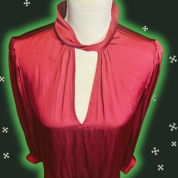 NWT PAIGE ‘Ceres’ Twist-Neck Top in “Mulberry” Size Small - Picture 8 of 16